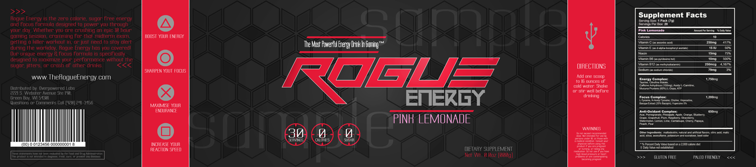 Diseño de Empaque por DzgnR para Rogue Energy | Diseño #14358186
