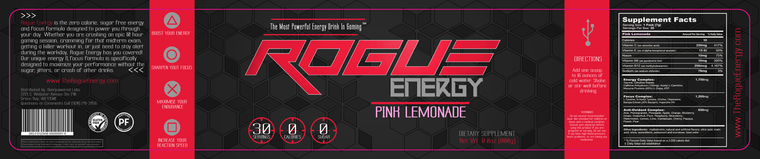 Packaging Design by DzgnR for Rogue Energy | Design #14446360