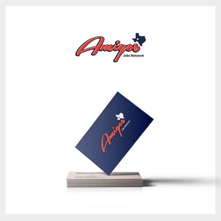Logo Design by Alex Martin for Amigos Jobs Network | Design #14412687