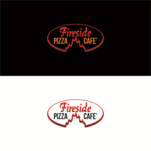 Logo-Design von Arham Hidayat für Fireside Pizza Cafe | Design #14440371