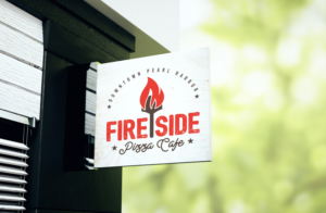 Logo Design by GLDesigns for Fireside Pizza Cafe | Design: #14356954