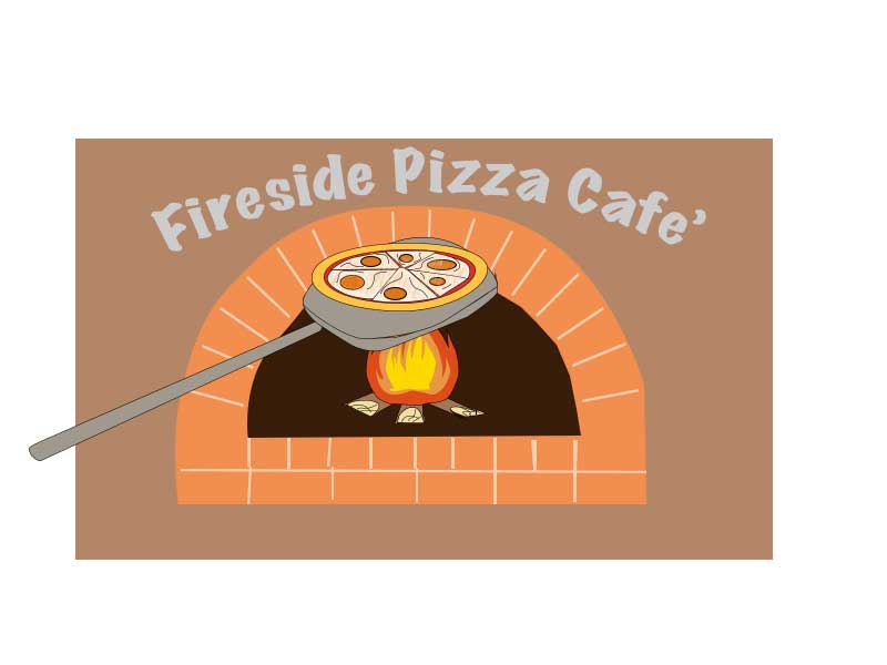 Logo Design by gmb87 for Fireside Pizza Cafe | Design #14388166