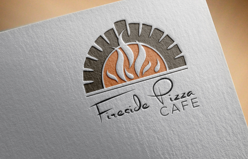 Logo Design by rocklee for Fireside Pizza Cafe | Design #14374261