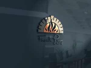 Logo Design by rocklee for Fireside Pizza Cafe | Design: #14374262