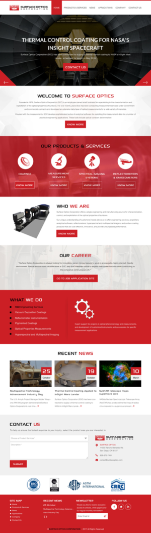 Red Websites | 48 Custom Red Web Designs