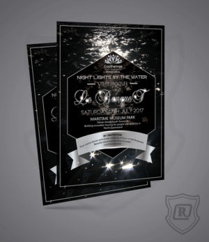 Elegant sophisticated Invitation Design in A5 | Flyer Design by RGraphic