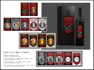 Label Design by Katherine Gray Graphic Designer for Oak fine wines | Design: #14525770