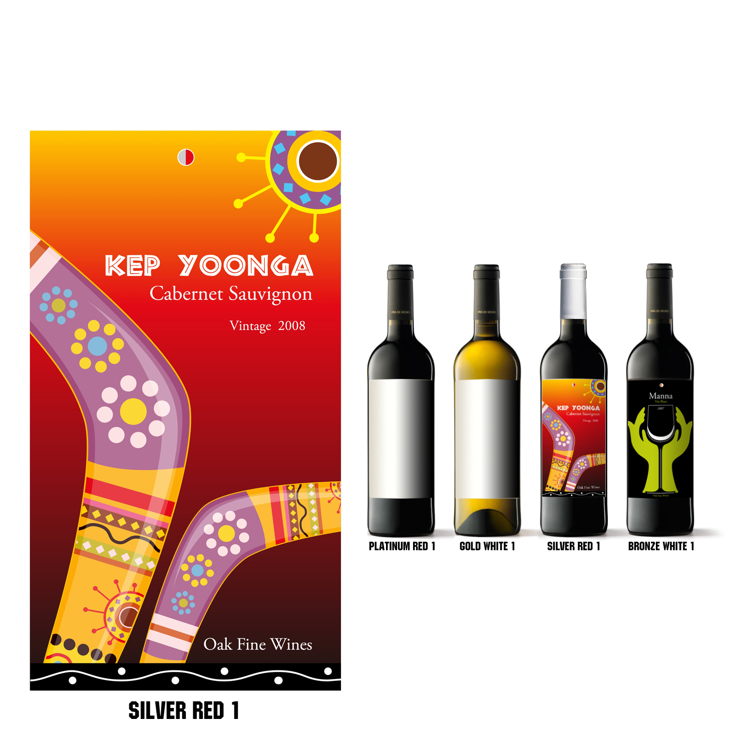 Diseño de Etiqueta por Javelin Studio para Oak fine wines | Diseño #14462108