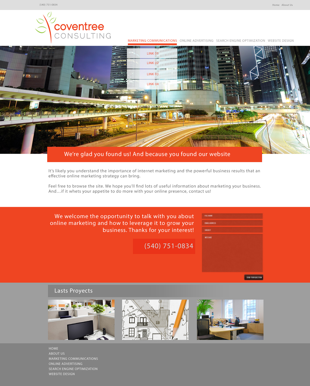 Wordpress Design by estudiovic for Coventree.Consulting | Design #2551865