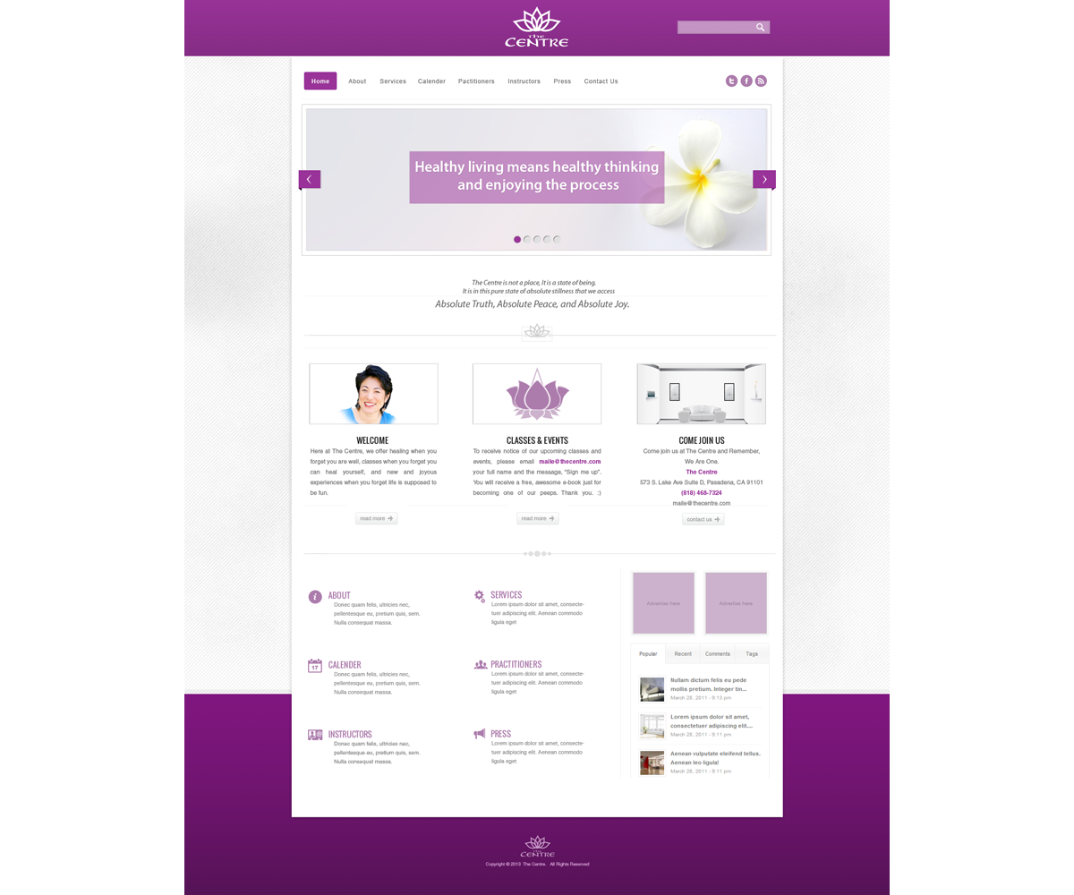 Wordpress Design by aaronik for this project | Design #2568448