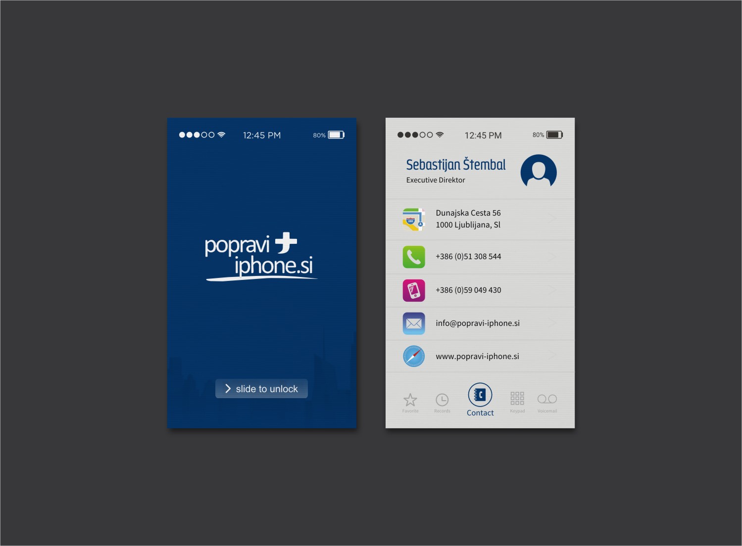 Business Card Design by INDIAN_Ashok for RV-STUDIO, Sebastijan ?tembal, s.p. | Design #14419393