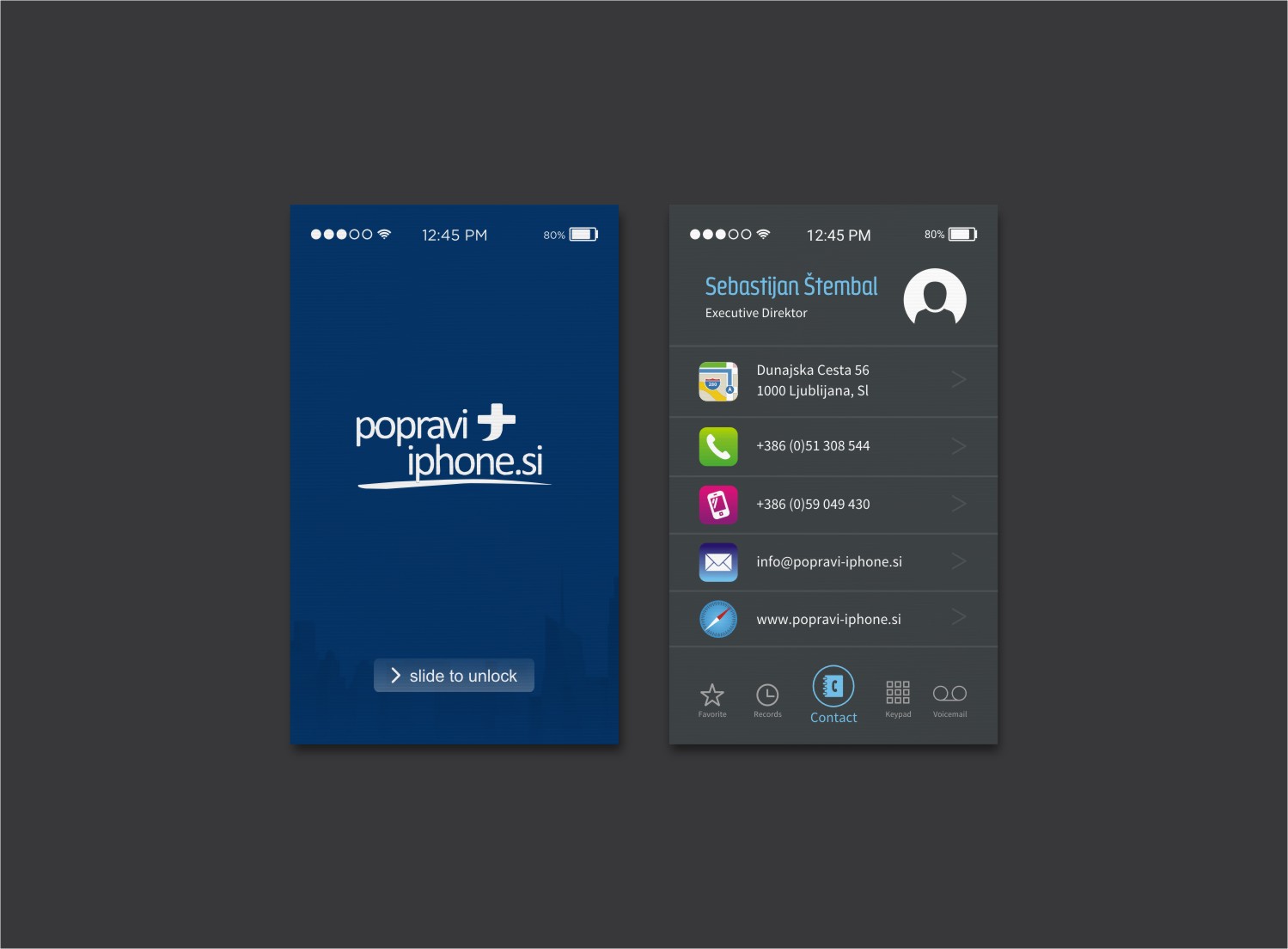 Business Card Design by INDIAN_Ashok for RV-STUDIO, Sebastijan ?tembal, s.p. | Design #14419396