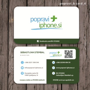 Business Card Design by Sketchweb for RV-STUDIO, Sebastijan ?tembal, s.p. | Design: #14363238