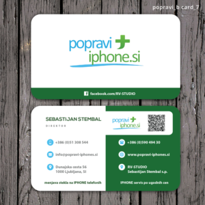 Business Card Design by Sketchweb for RV-STUDIO, Sebastijan ?tembal, s.p. | Design: #14411174