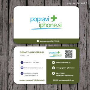 Business Card Design by Sketchweb for RV-STUDIO, Sebastijan ?tembal, s.p. | Design: #14411175