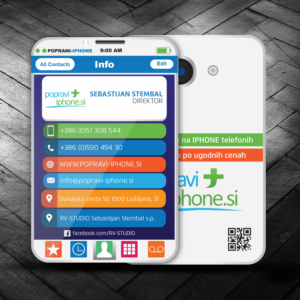Business Card Design by Lashari Designer for RV-STUDIO, Sebastijan ?tembal, s.p. | Design: #14378421