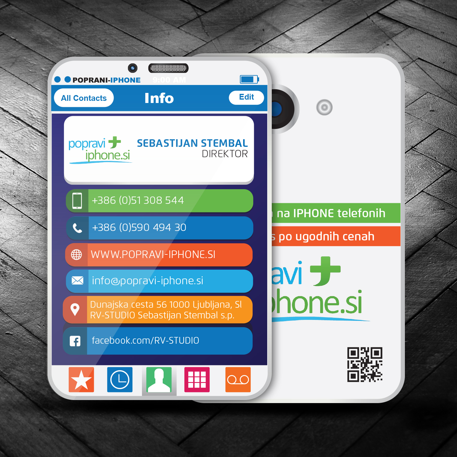 Visitenkarten-Design von Lashari Designer für RV-STUDIO, Sebastijan ?tembal, s.p. | Design #14382561