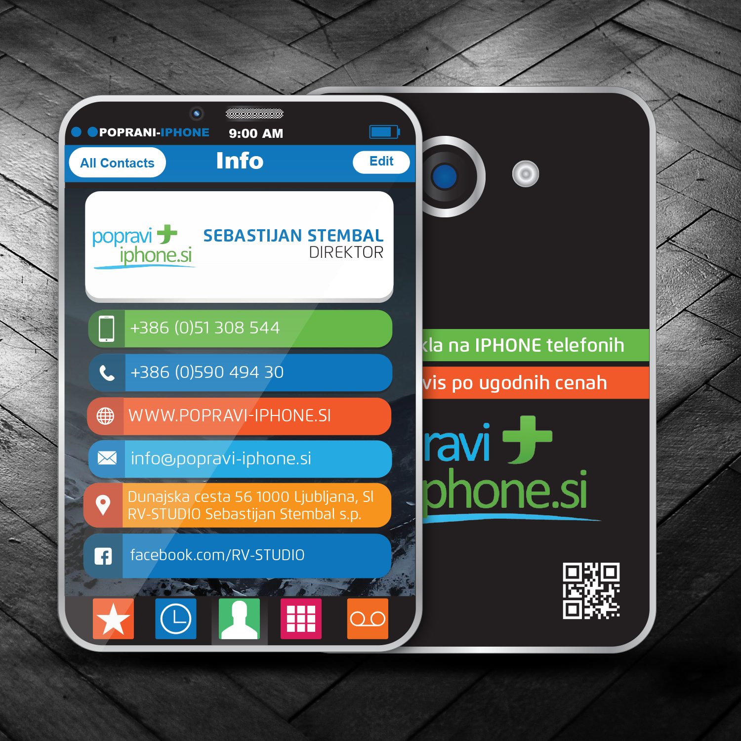 Visitenkarten-Design von Lashari Designer für RV-STUDIO, Sebastijan ?tembal, s.p. | Design #14382563