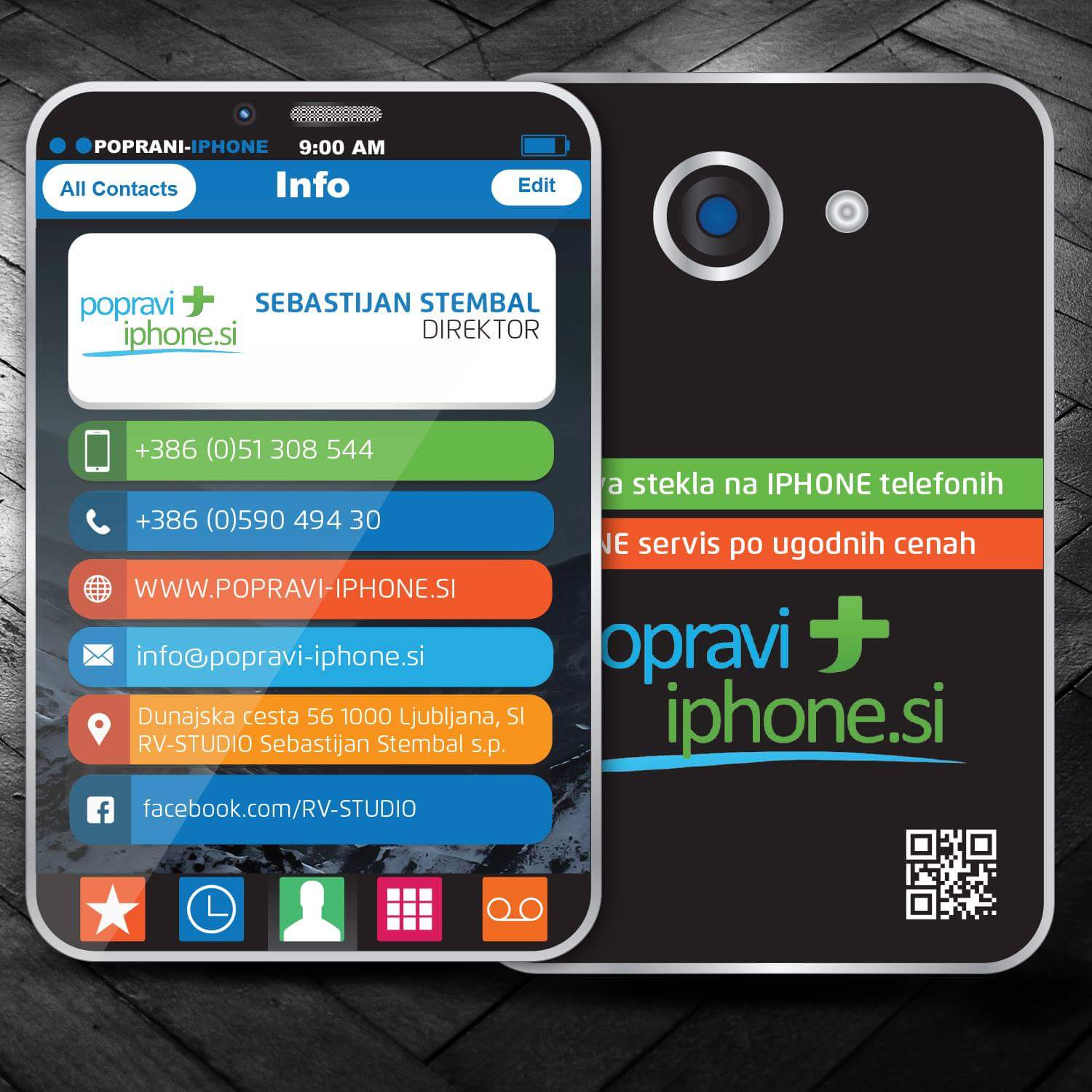 Visitenkarten-Design von Lashari Designer für RV-STUDIO, Sebastijan ?tembal, s.p. | Design #14419800