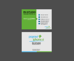 Business Card Design by Waroqun for RV-STUDIO, Sebastijan ?tembal, s.p. | Design #14426171