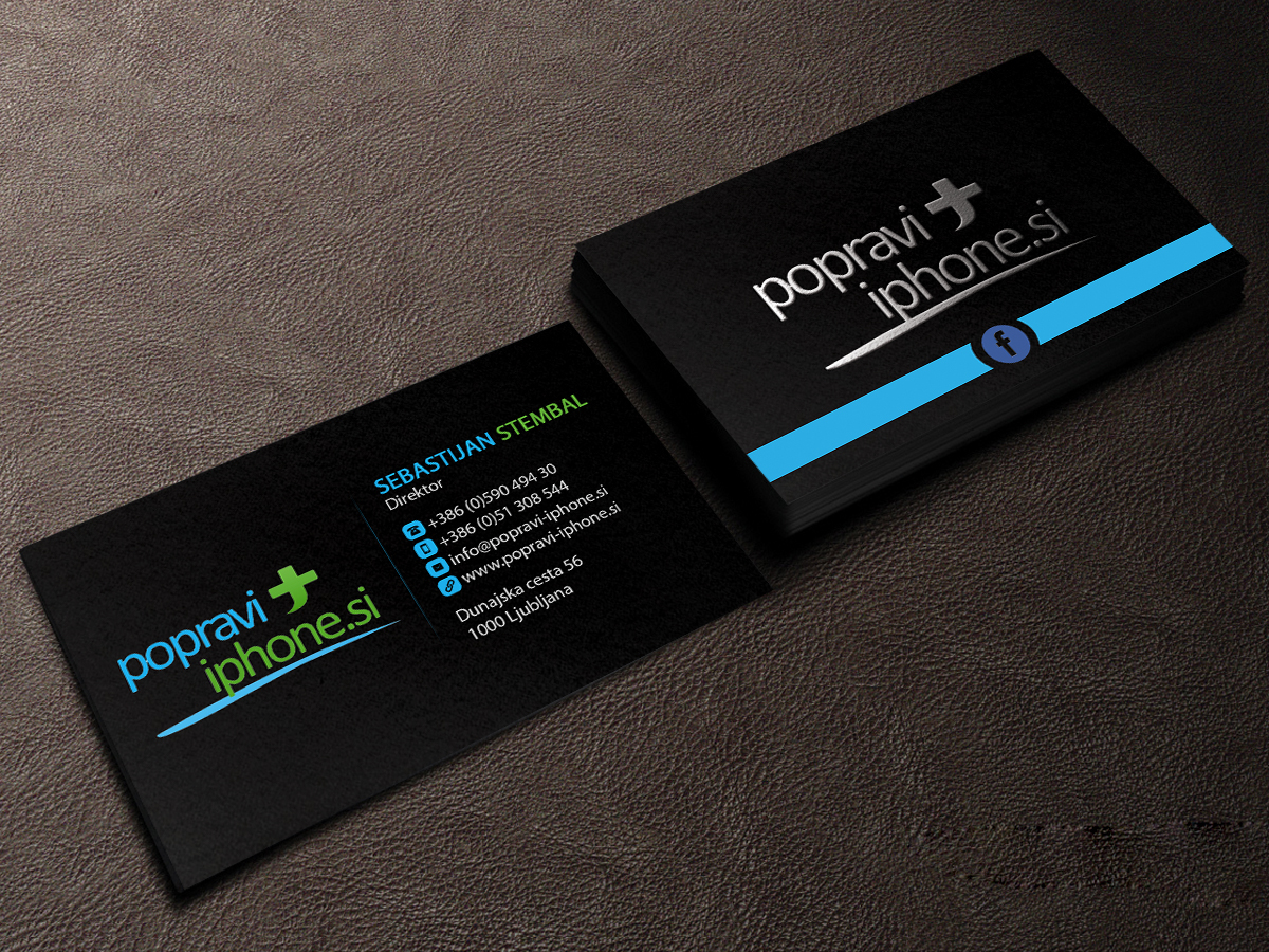 Business Card Design by Creations Box 2015 for RV-STUDIO, Sebastijan ?tembal, s.p. | Design #14368914