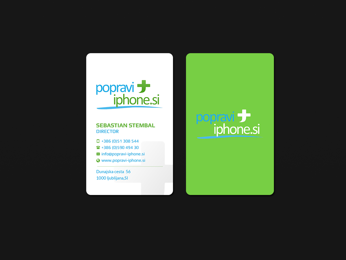 Business Card Design by Creations Box 2015 for RV-STUDIO, Sebastijan ?tembal, s.p. | Design #14391779