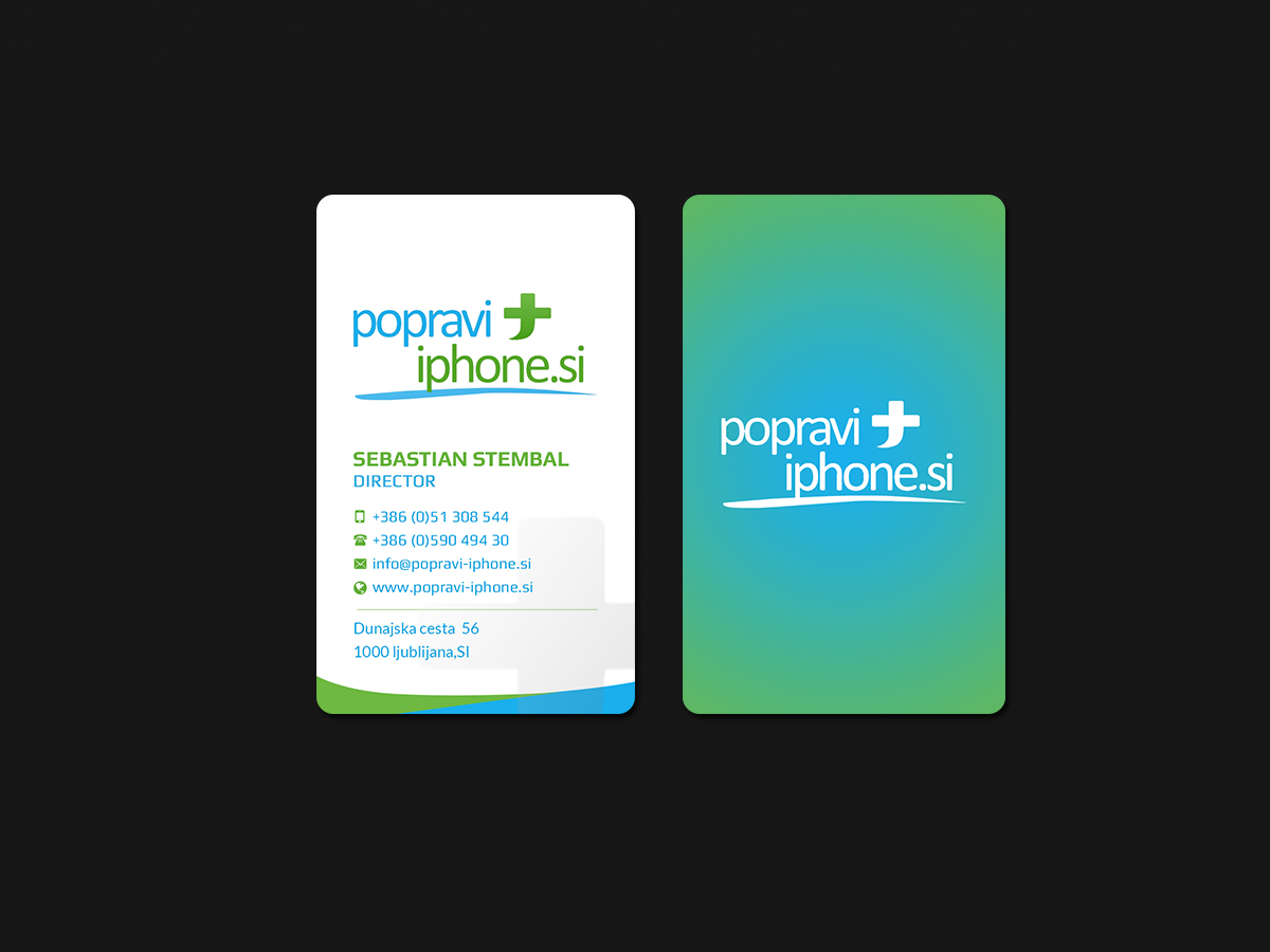 Business Card Design by Creations Box 2015 for RV-STUDIO, Sebastijan ?tembal, s.p. | Design #14391781