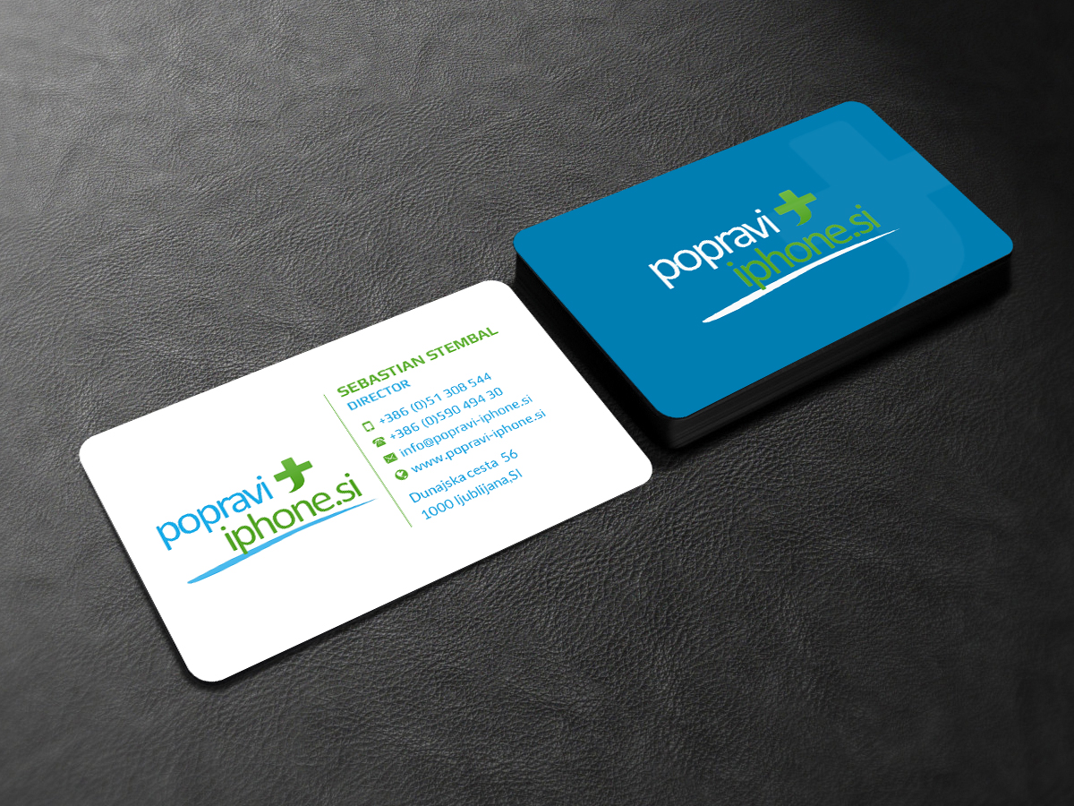 Business Card Design by Creations Box 2015 for RV-STUDIO, Sebastijan ?tembal, s.p. | Design #14391787