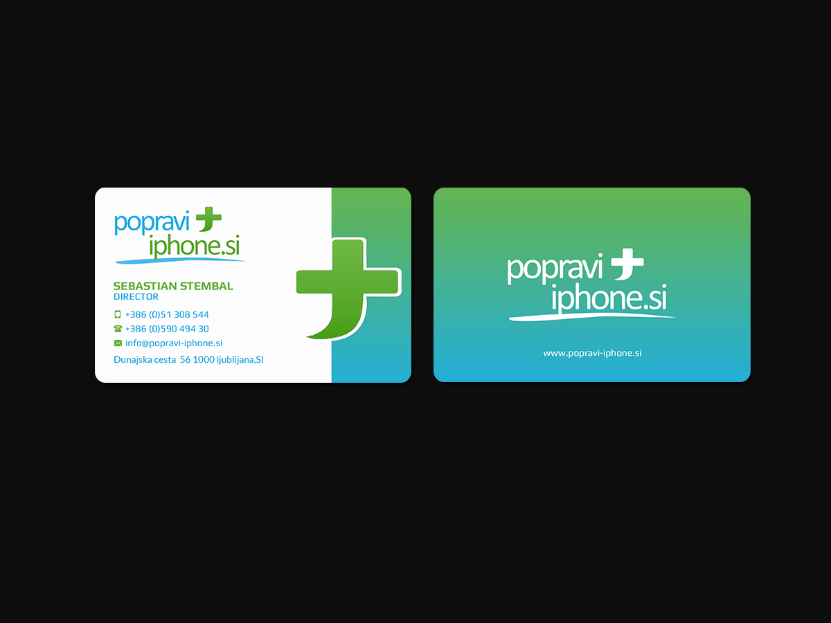 Business Card Design by Creations Box 2015 for RV-STUDIO, Sebastijan ?tembal, s.p. | Design #14391798