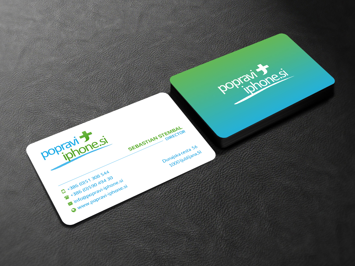 Business Card Design by Creations Box 2015 for RV-STUDIO, Sebastijan ?tembal, s.p. | Design #14391800