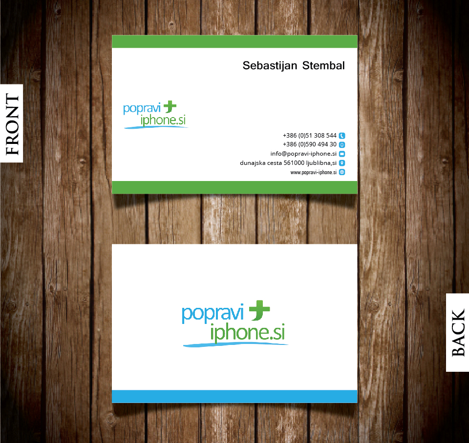 Business Card Design by logicsdesign-101 for RV-STUDIO, Sebastijan ?tembal, s.p. | Design #14462301
