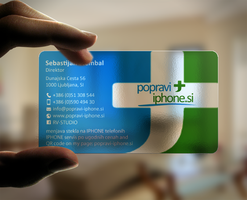Business Card Design by chandrayaan.creative for RV-STUDIO, Sebastijan ?tembal, s.p. | Design #14364182