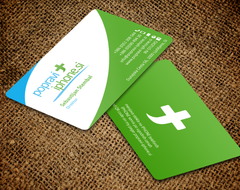 Business Card Design by chandrayaan.creative for RV-STUDIO, Sebastijan ?tembal, s.p. | Design #14364183