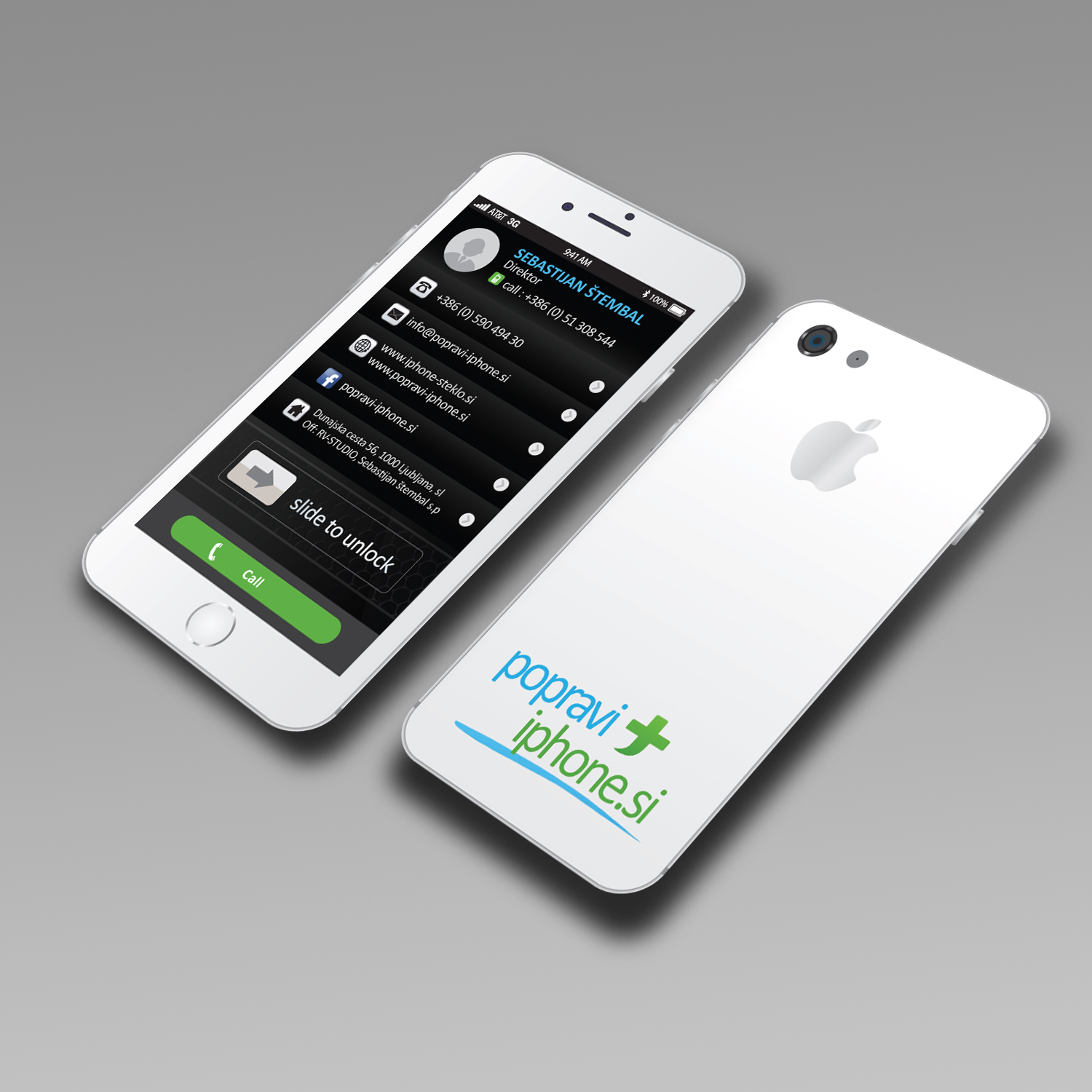 Diseño de Tarjeta de Presentación por Creative Jiniya para RV-STUDIO, Sebastijan ?tembal, s.p. | Diseño #14366326