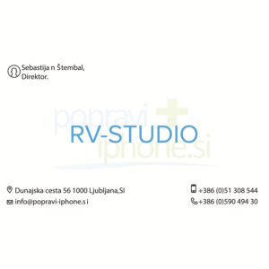Business Card Design by Mayur Bhutada for RV-STUDIO, Sebastijan ?tembal, s.p. | Design: #14440930