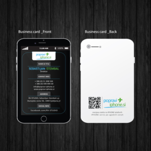 Business Card Design by e-graphics for RV-STUDIO, Sebastijan ?tembal, s.p. | Design: #14420025