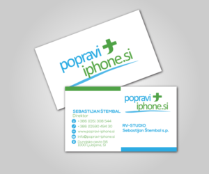 Business Card Design by Athanasia for RV-STUDIO, Sebastijan ?tembal, s.p. | Design: #14356781