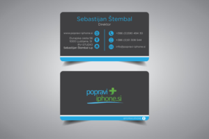 Business Card Design by promax58 for RV-STUDIO, Sebastijan ?tembal, s.p. | Design: #14366834