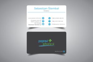 Business Card Design by promax58 for RV-STUDIO, Sebastijan ?tembal, s.p. | Design: #14366836
