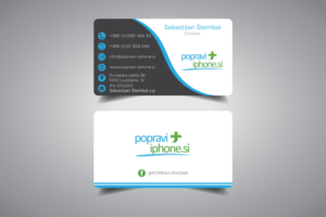 Business Card Design by promax58 for RV-STUDIO, Sebastijan ?tembal, s.p. | Design: #14366841