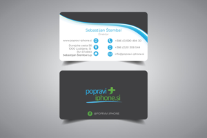 Business Card Design by promax58 for RV-STUDIO, Sebastijan ?tembal, s.p. | Design: #14366848