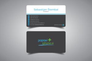 Business Card Design by promax58 for RV-STUDIO, Sebastijan ?tembal, s.p. | Design: #14366951