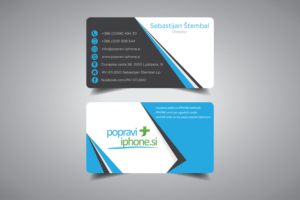 Business Card Design by promax58 for RV-STUDIO, Sebastijan ?tembal, s.p. | Design: #14375302