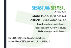 Business Card Design by I9criativo for RV-STUDIO, Sebastijan ?tembal, s.p. | Design: #14436979