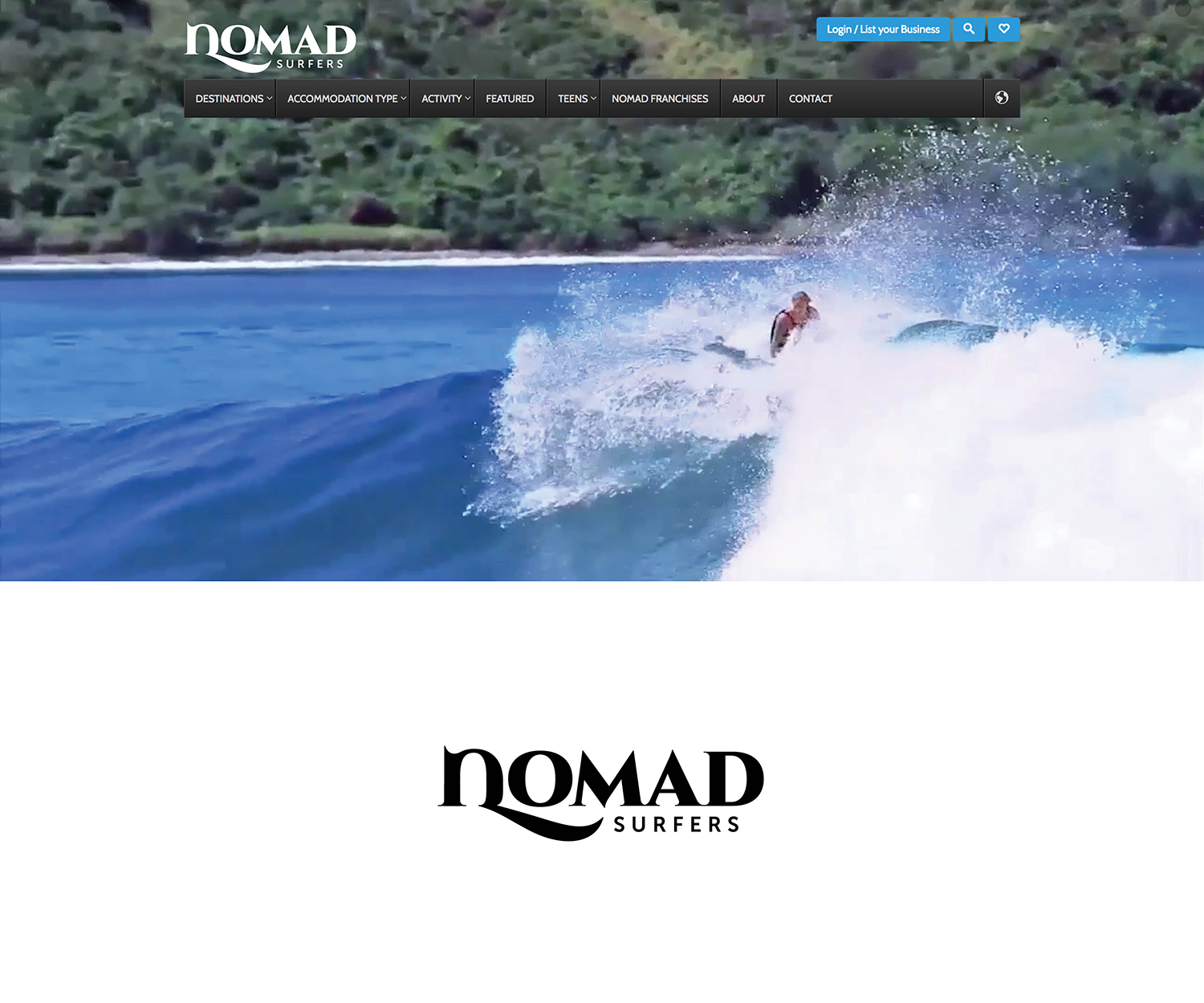 Logo Design by RoundYellow for Nomadsurfers Australia Pty Ltd | Design #14366359