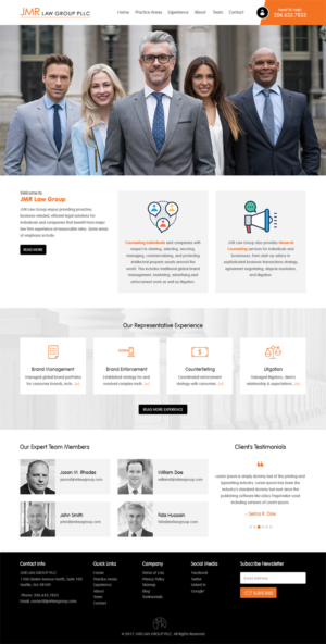 Web design for boutique law firm | Web-Design von RupalTechno