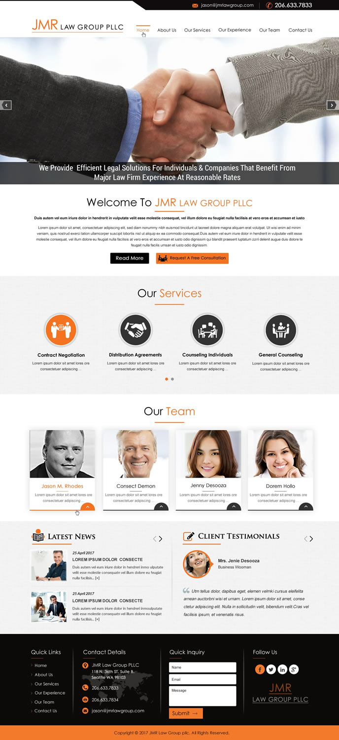 Web Design by HarmiDesigning for this project | Design #14583013
