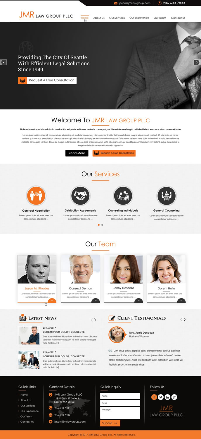 Web Design by HarmiDesigning for this project | Design #14583014