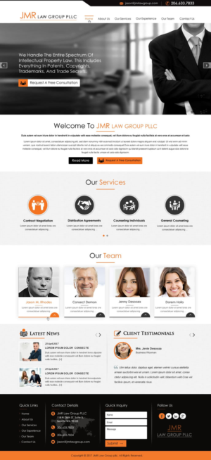 Web Design by HarmiDesigning for this project | Design: #14583015
