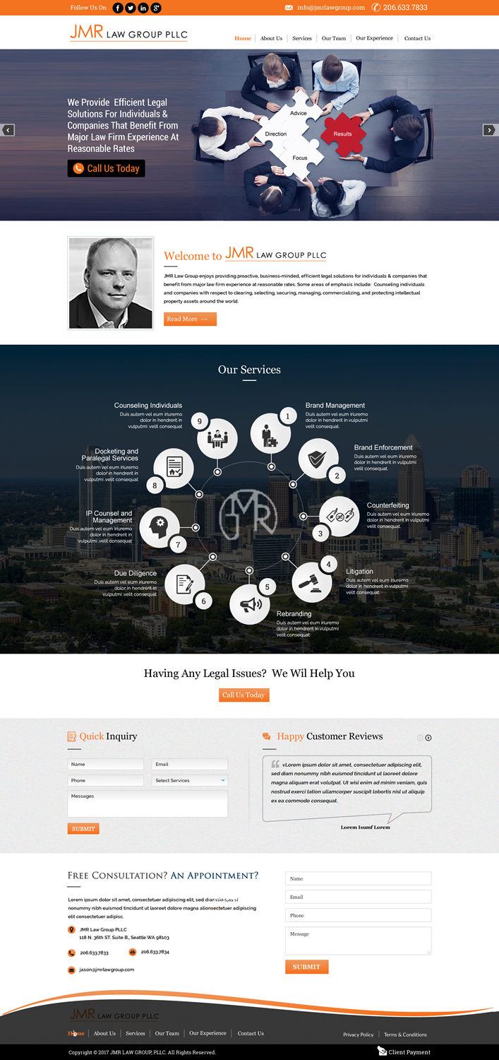 Web Design by HarmiDesigning for this project | Design #14583472